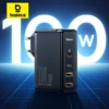 Baseus GaN Charger 100W USB Type C PD Fast Charger with Quick Charge 4.0 3.0 USB Phone Charger For MacBook Laptop iPhone 15 14 1