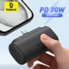 Baseus Mini Power Bank 20W 5000mAh Type C Fast Charging External Battery PowerBank for iPhone 15 Pro Max Samsung Xiaomi 1