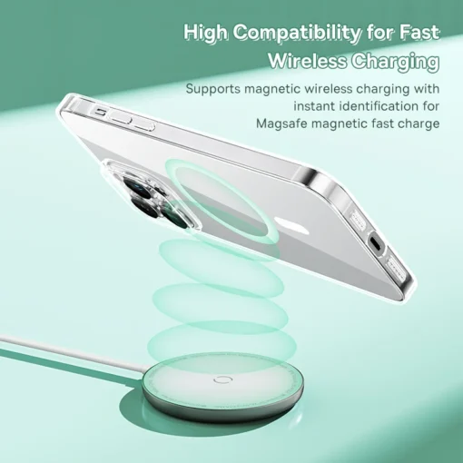 Baseus Magnetic Case for iPhone 15 14 13 12 11 Pro Max Wireless Charging Cover For iPhone 15 13 12 Pro Max PC Magnet Phone Case 2