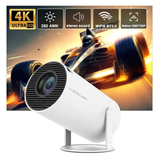 Magcubic Projector HY300 PRO 4K Android 12 Dual Wifi6 260ANSI Allwinner H713 BT5.0 1080P 1280*720P Home Cinema Outdoor Projetor 1