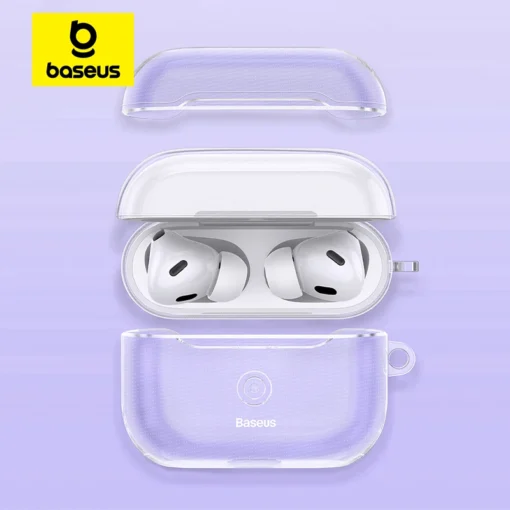 Baseus TPU Earbuds Case For Apple Airpods Pro 3 2 Cover Transparent Bluetooth Earphone Cases Air Pods Pro Protective Accessories 1