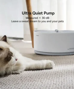 Baseus 2.5L Cat Water Fountain Dog Automatic Feeders Smart Control Cat Water Pump Drinker Fountain For Dog Cats 6