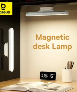 Baseus Desk Lamp Hanging Magnetic LED Table Lamp Chargeable Stepless Dimming Cabinet Light Night Light For Closet Wardrobe Lamp 1