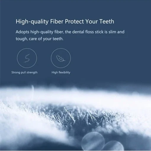 Youpin 50pcs/box  Dental Floss Pick Teeth Tooth Toothpicks Stick Oral Care Ergonomic Design FDA Testing Food Grade 2