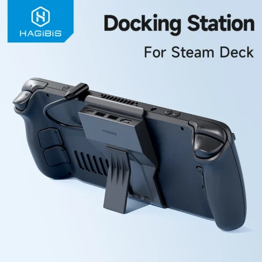 Hagibis Steam Deck Docking Station 4 in 1 Dock Holder Hub USB C to 4K@60Hz HDMI-compatible  SteamDeck Charging Base Accessories 1