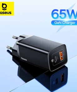 Baseus 65W GaN Charger Quick Charge 4.0 3.0 Type C PD Charger USB Charger for iPhone 15 14 13 12 Pro Max Fast Charger For Laptop 1