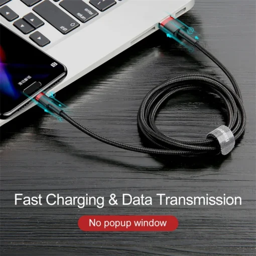 Baseus 2/5PCS USB Type C Cable for Samsung S10 S9 Quick Charge 3.0 Cable USB C Fast Charging for Huawei P30 Xiaomi Charger Wire 4