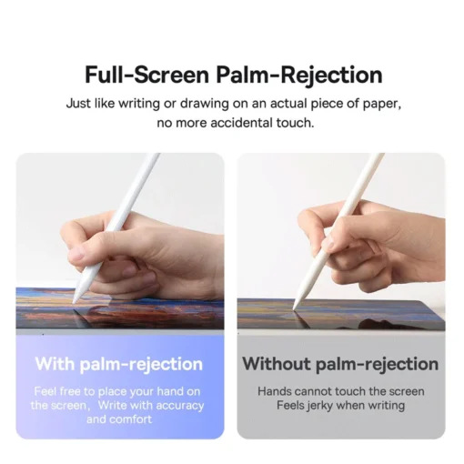 Baseus for Apple Pencil Stylus Pens for iPad IOS Magnetic Wireless Charging Tilt Sensitive Palm Rejection Capacitive Screen Pen 4