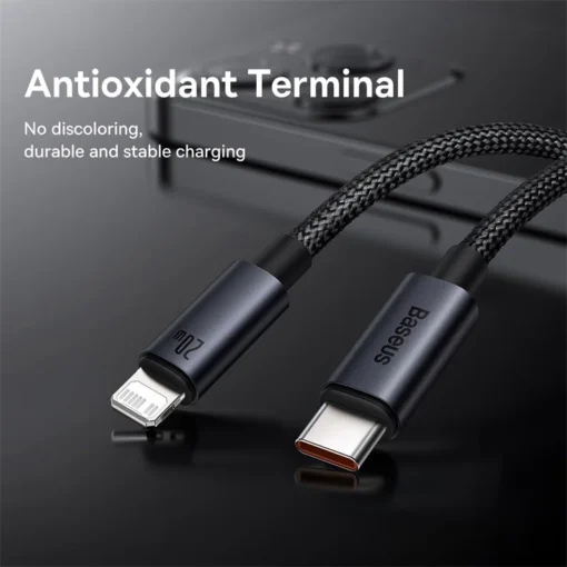 Baseus PD USB C Cable For iPhone 13 12 11 pro max Fast Charging Cable For iPhone USB Type C Cable For Xiaomi Samsung 4