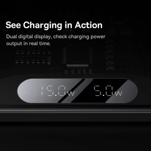 Baseus 20W Dual Wireless Chargers for iPhone 15 14 Airpod Pro Fast Qi Wireless Charger for Samsung Xiaomi 12 Pro Charging Pad 3