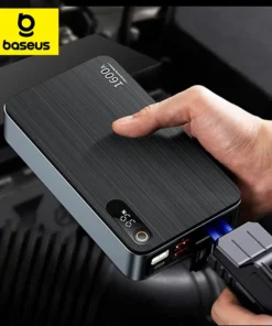 Baseus 16000mAh 1600A Car Jump Starter Power Bank Battery Starter Portable Starting Device PD 65W 12V For 1.5L-8.0L Auto Car 1