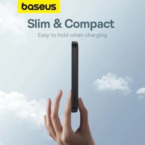 Baseus Mini  Magnetic Power Bank Fast Charging 5000mAh Wireless Charger For iPhone 15 Pro Max 2