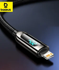 Baseus 20W PD USB C Cable Fast Charging Cable for iPhone 14 13 12 Pro Max XR Digital Display Mobile Phone Data Cord for iphone 1