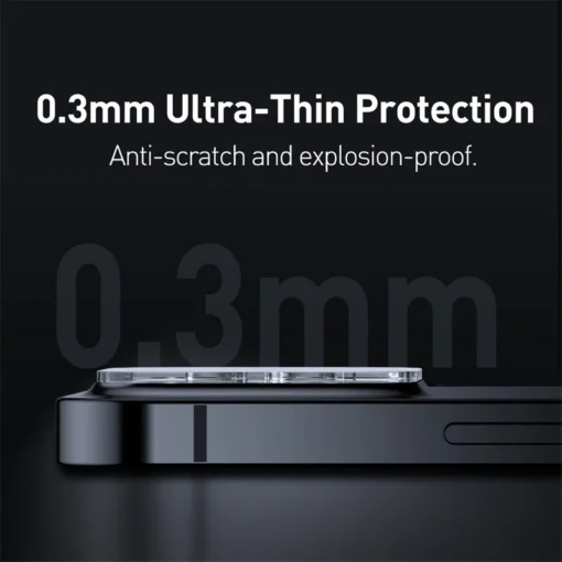 Baseus 2PCS Camera Lens Protector For iPhone 15 Pro Max 15 Plus Tempered Glass Lens Glass For iPhone 14 13 Lens Protection Film 5