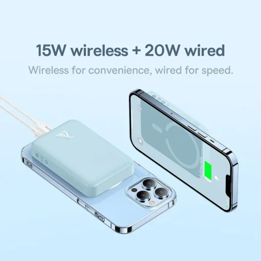 Baseus Power Bank 10000mAh Mini Magnetic Wireless Fast Charge Auto-wake For iPhone 15 14 13  Pro Max Magnetic Powerbank 4