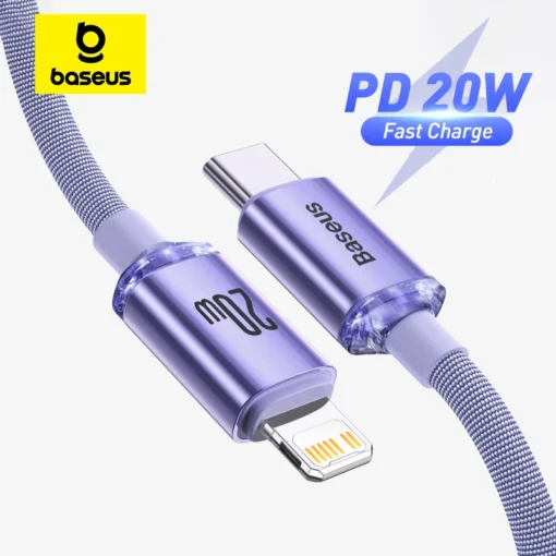 Baseus USB Type C PD 20W Cable for iPhone 14 13 12 Pro X 8 Fast USB C Cable for iPhone Charging Cable USB Type C Cable Wire Code 1