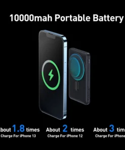 Baseus 20W Magnetic Wireless Charger Power Bank 10000mAh Wireless Charging External Battery For iPhone 15 14 13 12 Pro Max 2