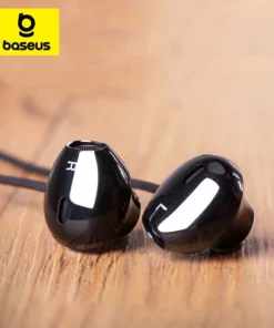 Baseus 6D Stereo In-ear Earphone Headphones Wired Control Bass Sound Earbuds for 3.5mm Earphones 1