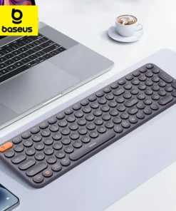 Baseus Wireless Keyboard 2.4G Bluetooth 5.0 with Numeric Keycap for iPad MacBook Tablet Laptop PC Office Game Ergonomic Keyboard 1