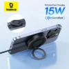 Baseus 15W Magnetic Wireless Charging  Qi2 Certified Built-in Stand Fast Charging For iPhone 15 14 13 Pro Max 1
