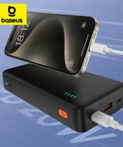 Baseus Power Bank 20000mah Fast Charging PD 20W Portable Charger Batterie Externe For iPhone 15 14 13 12 pro max 1