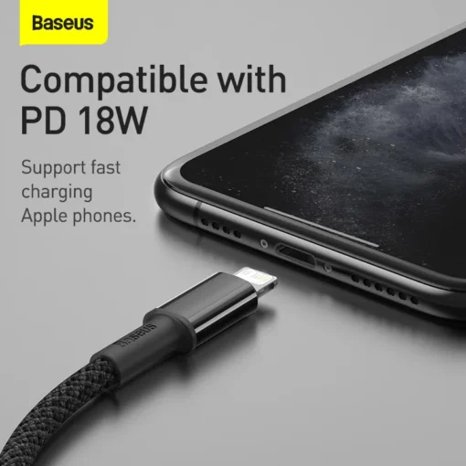 Baseus 20W PD USB Type C Cable for iPhone 14 13 12 Pro Max Fast Charging Charger  For iPhone 11 Xs X Type-C USB C Data Wire Cord 5