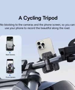 Baseus Bike Phone Holder Case Cycling Bike Mount for iPhone Xiaomi Mobile Phone Stand Bag Handlebar Bicycle 360 Degree Rotatable 4