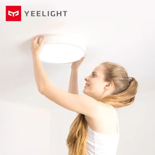 2024 New Original Yeelight Smart Ceiling Light Lamp Remote smart home APP WIFI Bluetooth Control Smart LED Color IP60 Dustproof 4