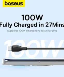 Baseus USB Type C Cable For Huawei Honor Xiaomi Samsung Super Charge 66W/100W Fast Charging USB C Charger Data Cable Wire Cord 3