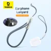 Baseus Earphones Lanyard For AirPods Pro 2nd Gen Portable Anti-lost Earbuds Sturdy Durable Nylon Strap Braided Rope For Air Pods 1