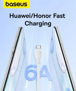 Baseus USB Type C Cable For Realme Huawei Pro Fast Charging Wire USB-C Charger Data Cord For Samsung Oneplus Poco F3 Soft TPE 3