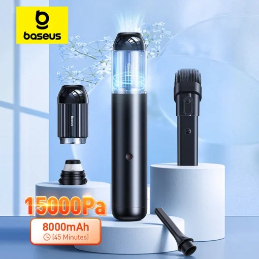 Baseus Vacuum Cleaner 15000Pa Wireless Portable Handheld 135W Strong Suction Car Handy Vacuum Cleaner Smart Home For Car Home 1