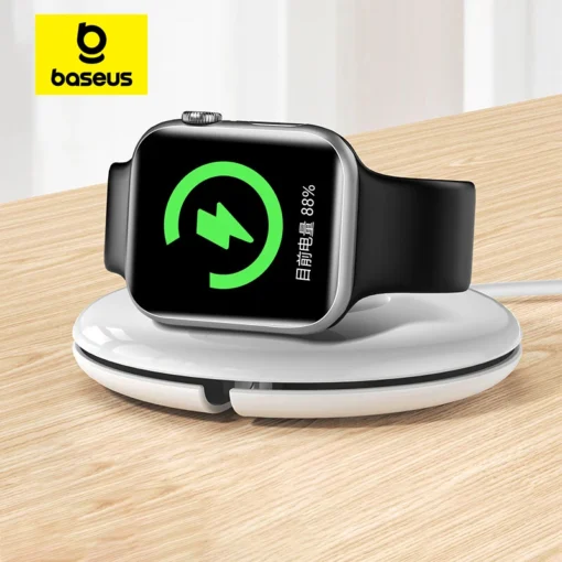 Baseus Cable Organizer Charge Holder for iPhone Watch Cable Winder Watch Cable Stand for iP Watch 6 5 4 3 2 38mm 42mm 40mm 44mm 1