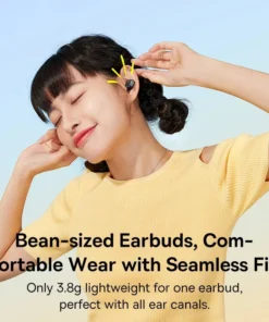 Baseus WM02 Wireless Earphones TWS Bluetooth 5.3 Headphones, Mini and compact Comfortable wear, 25 hours Long Battery Life 2