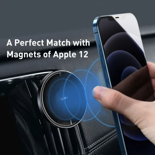 Baseus Magnetic Car Phone Holder Air Vent Universal for iPhone Smartphone Car Phone Stand Support Clip Mount Holder 4