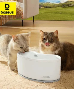 Baseus 2.5L Cat Water Fountain Dog Automatic Feeders Smart Control Cat Water Pump Drinker Fountain For Dog Cats 1