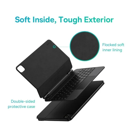 Baseus Bluetooth Wireless Keyboard Case for iPad Pro Magnet Keyboard For iPad Air 5 4 Case Tablet Folding Keyboard With Trackpad 2