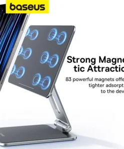 Baseus Magnetic Stand for iPad Pro 11 12.9 Inch Aluminum Adjustable Foldable Desktop Stand for iPad Air 5 Air4 10.9 Tablet Stand 2