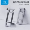 Hagibis Cell Phone Desktop Holder Foldable Metal Phone Stand 5 in 1 Creative bottle opener for iPhone 14 13 12 Pro Max Samsung 1