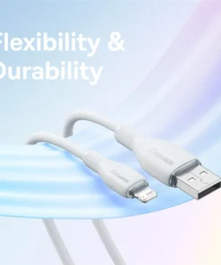 Baseus USB Cable 2.4A For iPhone Charging Cable USB Cord For iPhone 14 13 12 11 Pro Max Fast Data Charging Wire Cord 2