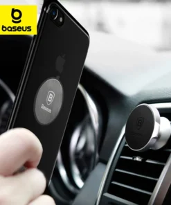 Baseus Iron Disk For Magnetic Phone Holder Magnet Metal Plate & Leather Sheets For Magnetic Air Vent Mount Car Holder Stand 1