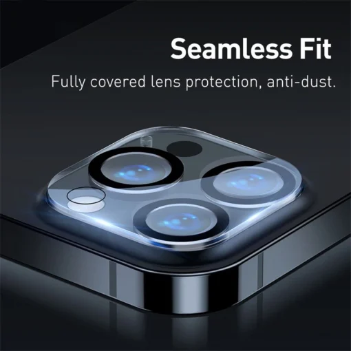 Baseus 2PCS Camera Lens Protector For iPhone 15 Pro Max 15 Plus Tempered Glass Lens Glass For iPhone 14 13 Lens Protection Film 4