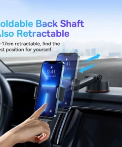 Baseus Car Phone Holder Stand Gravity Dashboard ​900° Adjustable Support iPhone 15 Pro Xiaomi Samsung Huawei Mobile Phone Holder 5