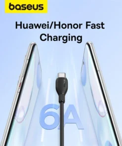 Baseus USB Type C Cable For Huawei Honor Xiaomi Samsung Super Charge 66W/100W Fast Charging USB C Charger Data Cable Wire Cord 4