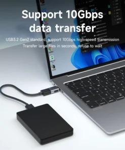 Hagibis USB to Type C OTG Adapter 10Gbps High-Speed Data Transfer USB C Male to A Female  For Macbook Pro iPhone 15 iPad Tablet 2