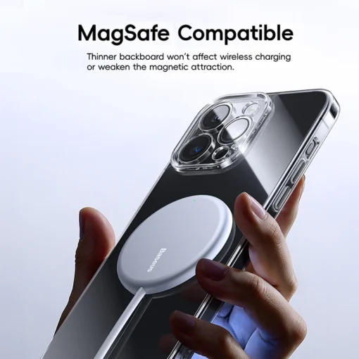 Baseus Tempered Glass Case for iPhone 15 Pro Clear 9H Hard Corning Gorilla Glass Case for iPhone 15 14 13 12 Pro Max Plus Case 4