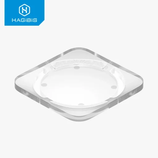 Hagibis Desktop Dustproof Stand for Mac Mini and Mac Studio Transparent acrylic Holder Cooling Heat Disspation Mount Accessories 2