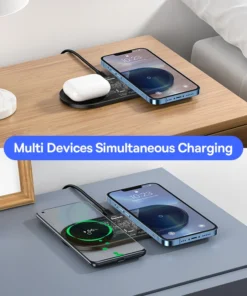 Baseus 20W Dual Wireless Chargers for iPhone 15 14 Airpod Pro Fast Qi Wireless Charger for Samsung Xiaomi 12 Pro Charging Pad 2