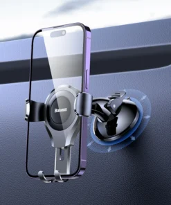 Baseus Car Phone Holder for iPhone Auto Gravity Dashboard Sucker Car Cellphone Moible Phone Support Samsung/Xiaomi/Huawei Holder 2