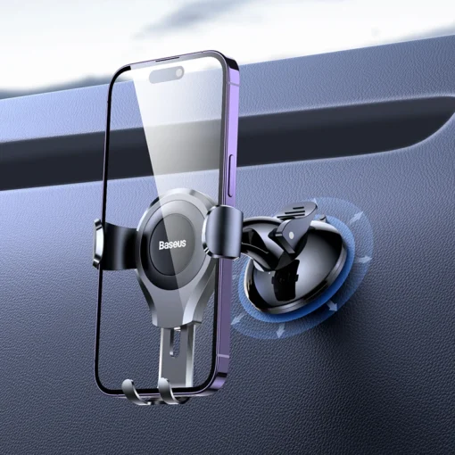 Baseus Car Phone Holder for iPhone Auto Gravity Dashboard Sucker Car Cellphone Moible Phone Support Samsung/Xiaomi/Huawei Holder 2